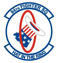 The 94th Fighter Squadron 94 Fs Is A Unit Of The United States Air Force 1st Operations Grouplocated At Joint Bas Air Force Patches Fighter Lightning Fighter