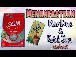 Kerajinan dari kotak susu bekas. Pin Di Wtf