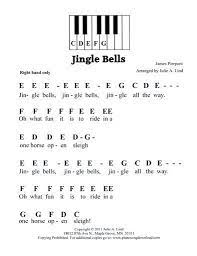 Jazzy jingles jingle bells early intermediate piano. Jingle Bells Free Easy Christmas Piano Music Christmas Piano Music Piano Music With Letters Piano Music Easy