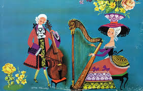 Illustration By Gitta Mallasz For An Lp From The Collection At Lvc College Peinture