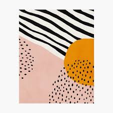 At your doorstep faster than ever. Abstract Mid Century Modern Wall Art Poster By Juliaemelian Redbubble