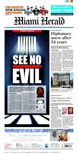 Algeria held on saturday its parliamentary elections, with a turnout of only 14.47 percent by 4 p.m local time (1500 gmt). The Miami Herald Today S Front Pages Newseum Newspaper Design Graphic Design Resume Arts Education Quotes