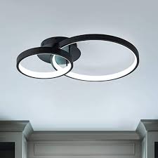 Shop for flush mount ceiling lights and the best in modern furniture. Amazon Com Chying Modern Led Ceiling Light 2 Ring Flush Mount Contemporary Chandelier Ceiling Lamp 40w Cool Wh Led Ceiling Lights Ceiling Lights Ceiling Lamp