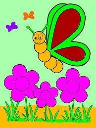 These free, printable butterfly coloring pages of various butterflies provide hours of fun for kids. Friendly Butterfly In The Garden Coloring Page Download Print Online Coloring Pages For Free Color Nimbus