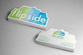 What is a custom die cut business card? These Custom Diecut Business Cards Stand Out From The Rest Due To Their Unconventi Real Estate Business Cards Business Card Inspiration Shaped Business Cards