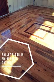 Pallet Floor In My Outback Cottage 1001 Pallets In 2020 Pallet Floors Pallet Home Decor Pallet Diy