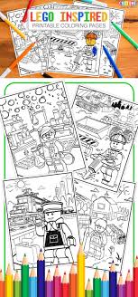 Learn more about how lego bricks are created. Lego Inspired Printable Coloring Pages Mom And More