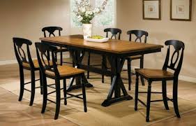 Quails Run Counter Table Room Concepts Counter Height Dining Table Dining Table In Kitchen Trestle Dining Tables