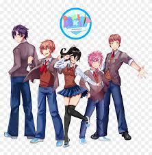 The first playthrough of doki doki literature club (or short ddlc) seems like a normal dating simulator. Switcheroo Cast Doki Doki Literature Club Sayori Doki Doki Switcheroo Hd Png Download 891x866 3226050 Pngfind