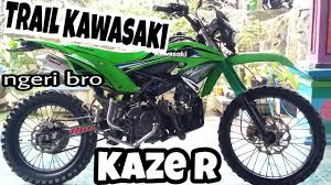 Modifikasi kawasaki zx 130 jadi trail : Trail Rakitan Kaze R Youtube