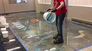 5 epoxy bathroom floor ideas. How To Do Amazing Metallic Epoxy Floor Youtube