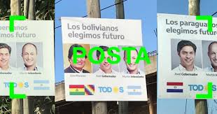 Reverso: son verdaderos los carteles de campaña del Frente de Todos para  comunidades extranjeras en Lomas de Zamora