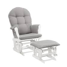 Armchairs and chairs, including recliners, swivel, tub and cuddle chairs, at argos. Amazon Com Windsor Glider And Ottoman White With Gray Cushion Baby