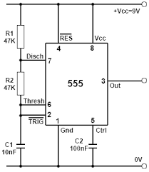 Decade counter 4017 counts the incoming pulses and activates its outputs i.e. Paralizar Corriente Condicional Temporizador Astable 555 Cien Cinco Salir