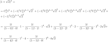 Binomul lui newton se cunosc formule de calcul prescurtat: Binomul Lui Newton