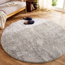 Place your round rug under the furniture that you want to draw attention to. 120cm Soft Shaggy Area Round Rug Living Room Bedroom Decor Rm19 Free Shipping Shopee Malaysia
