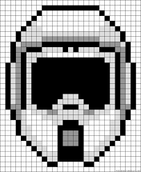 Scout Trooper Star Wars Perler Bead Pattern Avec Images Point De Croix Perles Hama Pixel Art Facile