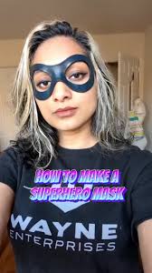 How to Make A Spider Gwen Mask
