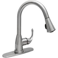 Bronze kitchen faucet with sprayer updated oil rubbed home depot. Glacier Bay Market Single Handle Pull Down Sprayer Kitchen Faucet In Stainless Steel Hd67551 1208d2 The Home Depot