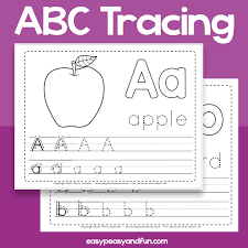 These free, printable alphabet flashcards look great. Big Alphabet Tracing Worksheets 26 Page Workbook Easy Peasy And Fun Membership