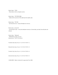 Enter the imei of your nokia 215. All Nokia Master Codes