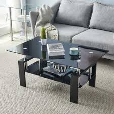 Remote controls, magazines, popcorn bowls… your living room table has a lot to take care of. Glass Living Room Coffee Tables For Sale In Stock Ebay