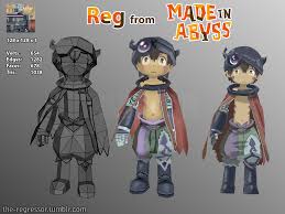 Commission Reg From Made In Abyss Sketchfab View X Done For Mother S Basement Twitter Used In The Video Thumbnail And Br How To Make Made Low Poly Models