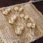 I think cr means cross right and i have worked that … Nosegay Stitch Knitting Pattern Knitting Bee
