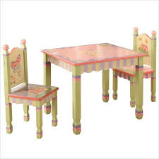 Fantasy Fields Hand Painted Magic Garden Table And Set Of 2 Chairs Paint Kids Table Kids Wooden Table Childrens Table