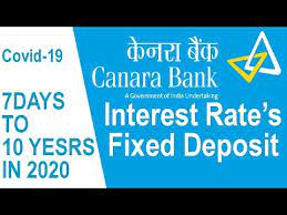 For a tenure of more than a year, it's 5.35% and for a tenure of 3 years to 10 years, it is 5.30%. Canara Bank Fix Deposit In August 2020 Canara Bank Fd Interest Rate 2020 Hindi Gdtechy Youtube
