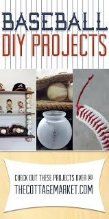 The perfect gift for fans and players! Baseball Diy Projects The Cottage Market Baseball Bedroom Baseball Room Baseball Decor