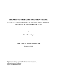 Situational crisis communication theory (scct). Fillable Online Situational Crisis Communication Theory Fax Email Print Pdffiller