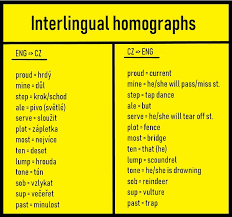 Today S Topic Interlingual Homographs Interlingual Homographs Share Spelling But Not Meaning Across Languages For Examp Homographs Learn English Meant To Be