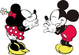 Disney vector illustration of mickey mouse with red christmas hat, isolated on white background. Classic Mickey And Minnie Logo Vector Ai Free Download