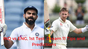 That's it from us folks. India Vs England 1st Test Dream 11 Prediction Best Picks For Ind Vs Eng Match At Chennai