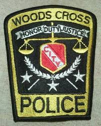 Woods Cross City Pd Ut 1 Fire Badge Police Patches Police