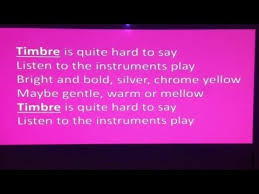 The technique of timbre listening is used as either a conscious, intentional, or. Sullivan The Elements Of Music Youtube