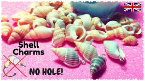 Keep your beach memories near to your hear with this seashell necklace. How To Make Shell Charms Without Hole No Drill Youtube