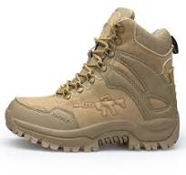 JICHI Mens Military Waterproof Ankle Boots with Split ...