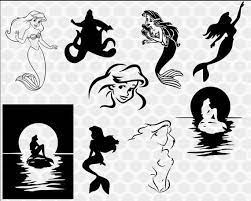 The Little Mermaid Svg Bundle Ariel Svg Disney Svg Files For Silhouette Disney Svg Files For Cric Mermaid Svg Little Mermaid Silhouette Mermaid Silhouette