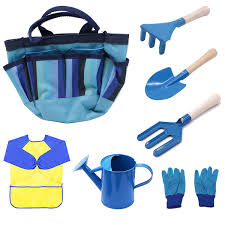 Motrent Children Gardening Tools Set 7 Pcs Kids Garden Tool Toys Including Watering Can Gardening Gloves Shovel Rake Trowel Garden Toe Bag And Kids Smock Buy Online In Kenya At Desertcart Co Ke Productid