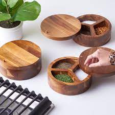Discount99.us has been visited by 1m+ users in the past month Paula Deen 8 9 Oz Tri Compartment Acacia Wood Salt Box W Slide Lid On Sale At Shophq Com In 2021 Wooden Kitchen Utensils Kitchen Gadgets Unique Wood
