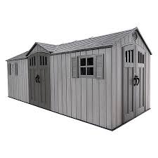 Garden and storage sheds are available in a huge range of sizes, materials and colours, from some shop for garden storage sheds perfect for extra outdoor storage space. Lifetime 20 X 8 Outdoor Storage Shed Sam S Club