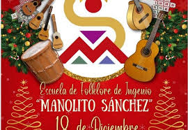 El alumnado de la Escuela de Folklore 'Manolito Sánchez' celebra este 18 de  diciembre su recital navideño