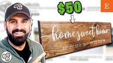 How I sell pine boards on Etsy for $50 - YouTube