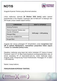 Merupakan hak milik sepenuhnya koperasi angkatan tentera malaysia berhad. Royal Malaysian Navy On Twitter Perubahan Terkini Waktu Operasi Koperasi Tentera Di Kuala Lumpur Dan Selangor Pkpb Kitajagakita