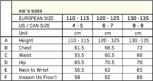 16 Size Charts Diel Sport Size Chart Us To Eu Pants