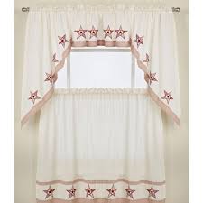 kitchen tier curtains swag pair and