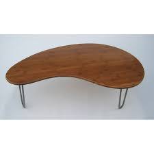 Mid Century Modern Coffee Table Kidney Bean Shaped Atomic Etsy Mid Century Coffee Table Walnut Coffee Table Modern Modern Coffee Tables