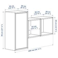 Ikea Eket Wall Mounted Cabinet Combination In 2020 Wall Mounted Cabinet Eket Flexible Furniture